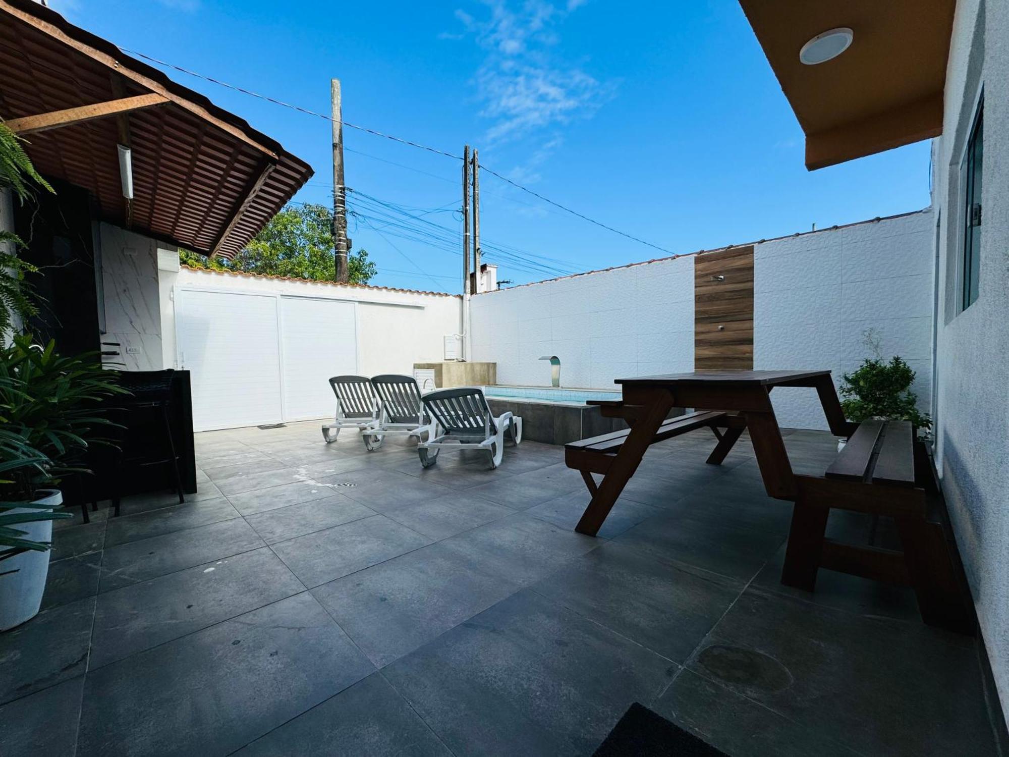 Villa Casa Compacta Com Piscina Guarujá Exterior foto